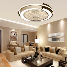 23” Ceiling Fan with Lights Chandelier Remote Control LED 3-Color Variable Speed