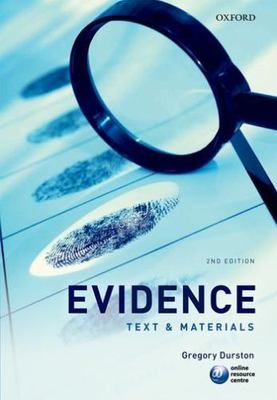 Evidence: Text & Materials by Durston, Gregory