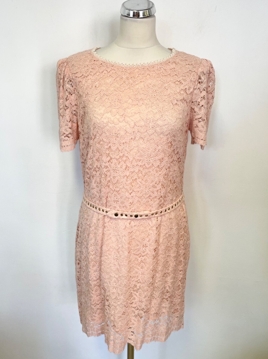 WHISTLES LIGHT PINK FLORAL LACE SHORT SLEEVED BELTED SHIFT DRESS SIZE 16 | eBay WHISTLES LIGHT PINK FLORAL LACE SHORT SLEEVED BELTED SHIFT DRESS SIZE 16 | eBay