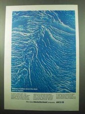 1969 ARCO Atlantic Richfield Company Ad - Down Drain