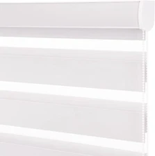 CUSTOM SIZE Horizontal Shade Window Blind Zebra Dual Roller Blinds Day and Night