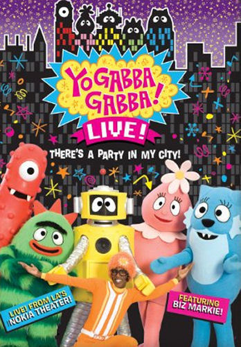 NEW~YO GABBA GABBA~Live!~There's A Party In My City!~Biz Markie