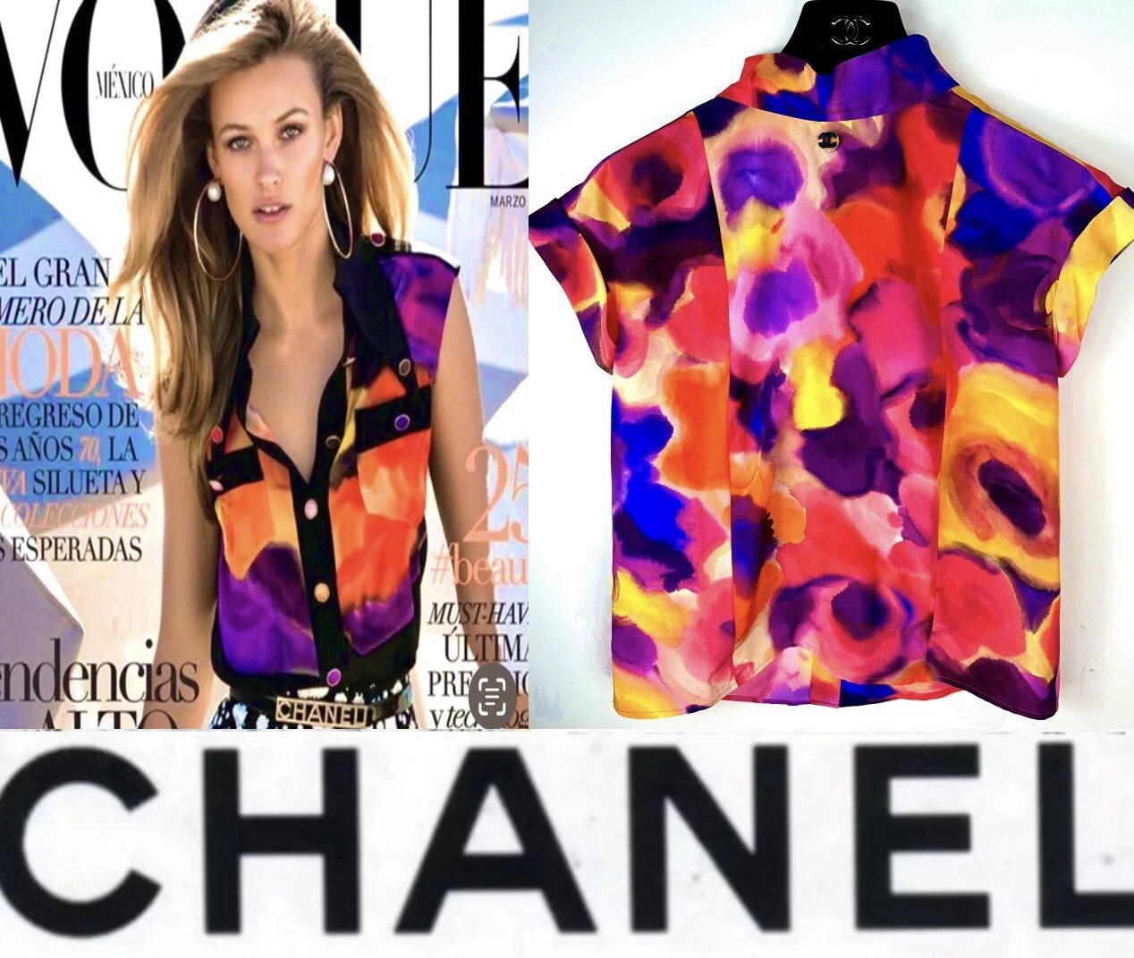3k Nuovo Chanel 2015 Rosa Nero Top Camicia Maglione Cappotto Giacca 34 36 2 4 6 S M 15P