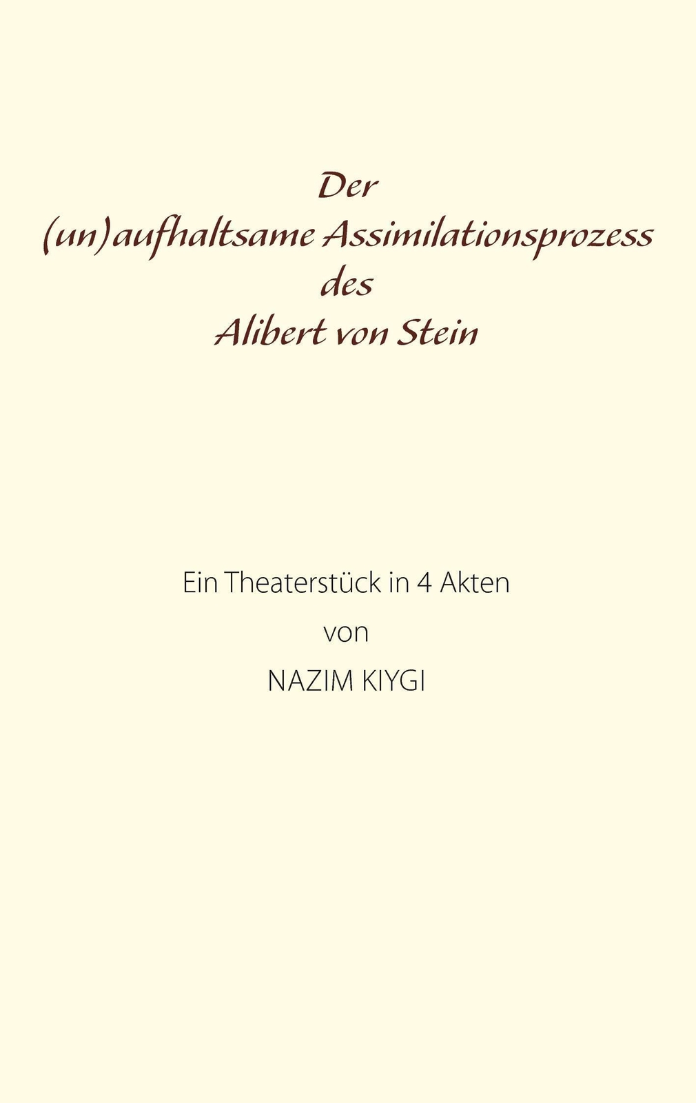 Thumbnail - Der (un)aufhaltsame Assimilationsprozess Des Alibert Von Stein | Nazim