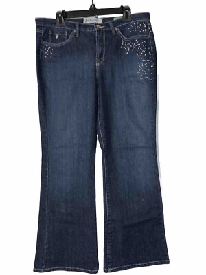 Jeanstar Jeans Womens Size 10 Average Elle Bootcut Mid Rise Denim Dark