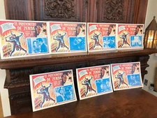 7 Reproduction LOBBY CARDS In SPANISH "PRISONER OF ZENDA" 1952 Film