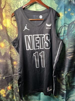 Brooklyn Nets Kyrie Irving #11 Jordan Black Swingman Jersey | eBay UK