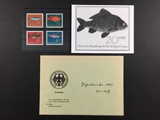 BRD FOTO-ESSAY 1964 412/415 FISCHE FISH PHOTO-ESSAY RAR !! e1531