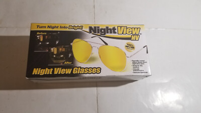 Night View Glasses NV-1000 Turns Night Into Bright 100% UVA, UVB- As Seen on TV