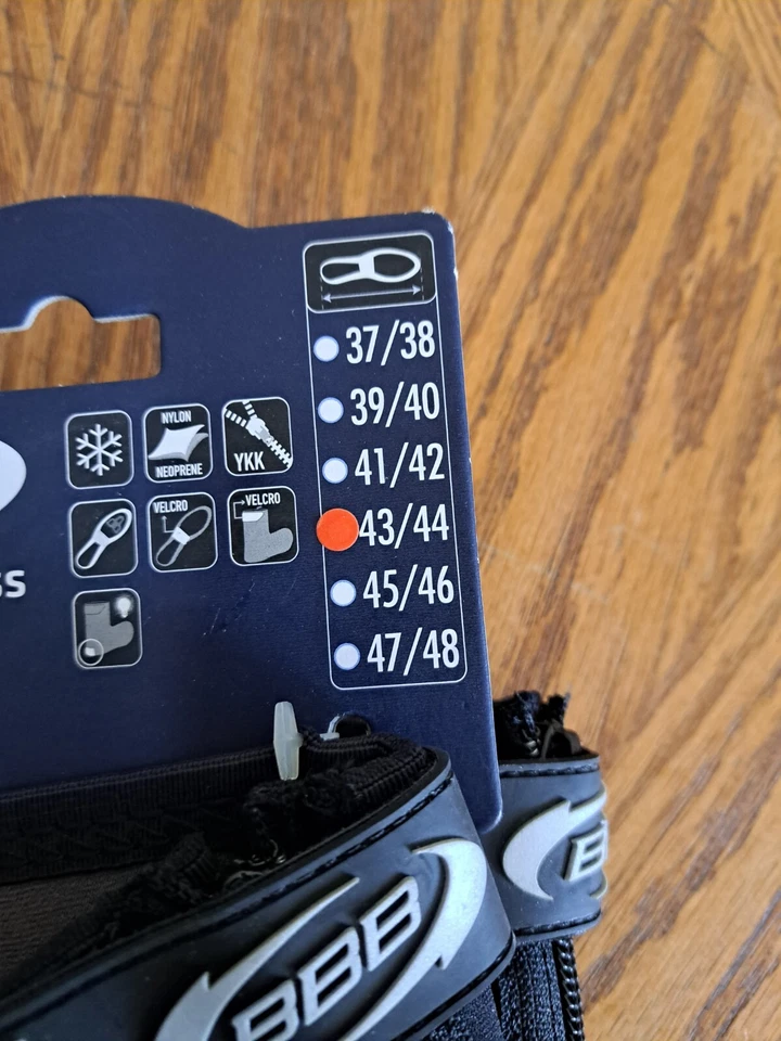 Nuevo - Sobrezapatos BBB Heavy Duty BWS02B - Negro 43/44 Foto 2 de 4