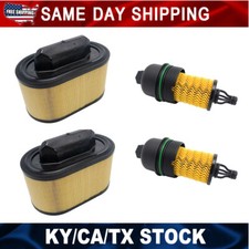 Air OIL Filter Kit For Maserati Ghibli Quattroporte 3.0L 670001545 311401 W/ Cap