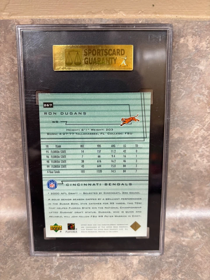 2000 Upper Deck Encore - Star Rookie Ron Dugans #267 (RC) - Image 2 of 2