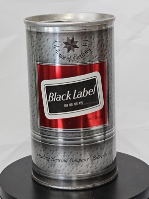 Carling Black Label Pull Tab S/S Top Opened. EMPTY