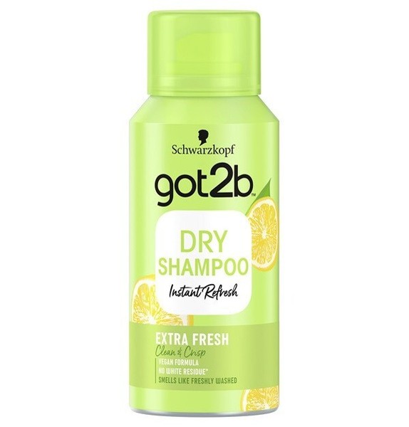 41,33€/L- 6X Schwarzkopf Got2B Trockenshampoo Instant Refresh-Extra Fresh- 100Ml-image