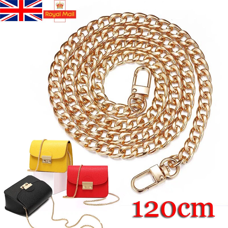 Metal Flat Chain Replacement Strap for Shoulder Bag Handbag Crossbody Bag Belts - Image 3 of 4