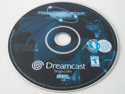 Phantasy Star Online Sega Dreamcast Disc Only Action RPG Ver