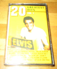 Elvis Presley 20 Greatest Hits Volume 1 Cassette - 1981 RCA Records