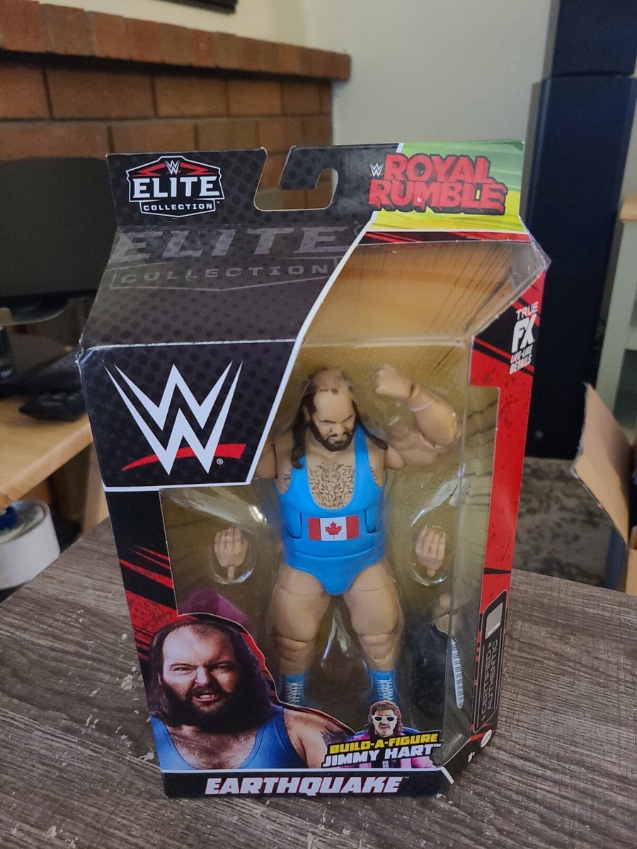 WWE Figura Wrestling Terremoto - Royal Rumble Elite Series, Action Figure Da Collezione Multicolore