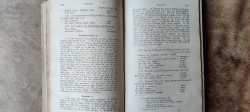 1883 Gaspey Englische Conversat-Grammatik zum Schul- und Privatunterricht First - Picture 8 of 16