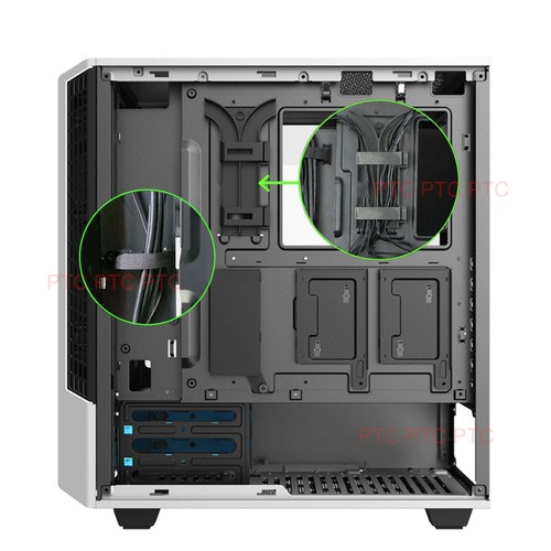 White Gaming Tower Paladin GX Full ATX Computer Case PWM Water cooling ready - Picture 9 of 11