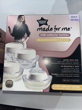 Tommee Tippee Made for Me Milk Collector Bottles For In-bra Wearable Pump