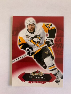 2016-17 Fleer Showcase Red Glow #91 Phil Kessel Pittsburgh