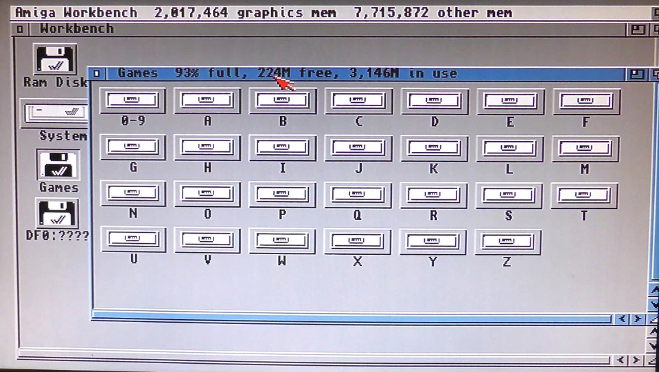 AMIGA 600 . Workbench 3.1 + WHDLoad ( 3GB Spiele und Programe ) + Kickstart 3.1 - Bild 3 von 4