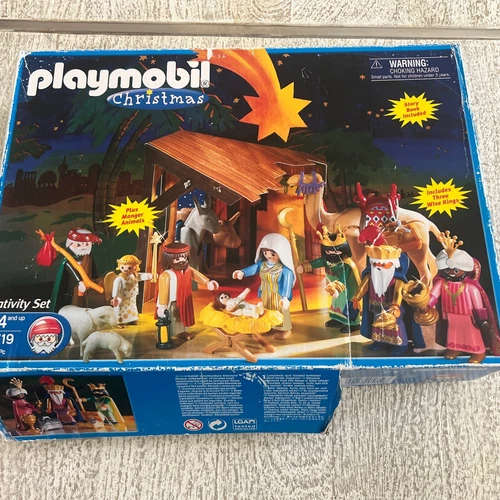 Playmobil Christmas Children’s Nativity 100% Complete Set 3367 w/ Box