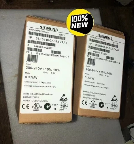 1PC New Siemens 6SE6 440-2AB13-7AA1 Frequency Converter Fast Shipping - Picture 1 of 3