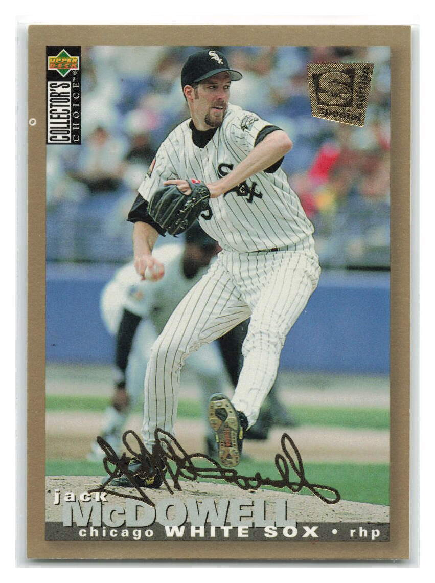 Jack McDowell 1995 Collector's Choice SE Gold Signature SSP #232-CWS