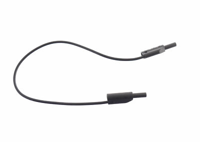 240-IEC-25-SCHWARZ 6 STÜCK Stapel Bananenstecker Patchkabel 600 V CAT II 320 ...