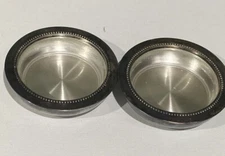 VTG W & S Blackinton Fine Silver Plated 865 4" Round Bowl Set Of 2 Trinket Dish