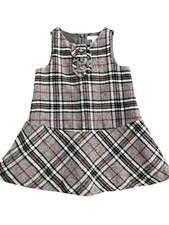 Janie And Jack Plaid Wool Jumper 18-24 Months Lined Adorable Decorative Buttons