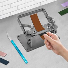 Manual Leather Peeling Machine Stainless Steel Cutting Leather Skiver Peeler USA