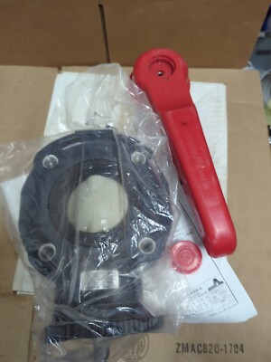 Asahi Type 57 Butterfly Valve 3'' PVC Body, PP Disc, FKM Seals