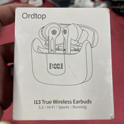 Ordtop I13 True Wireless Earbuds, Bluetooth Sport Stereo Earphones  USB-C (m1 UK