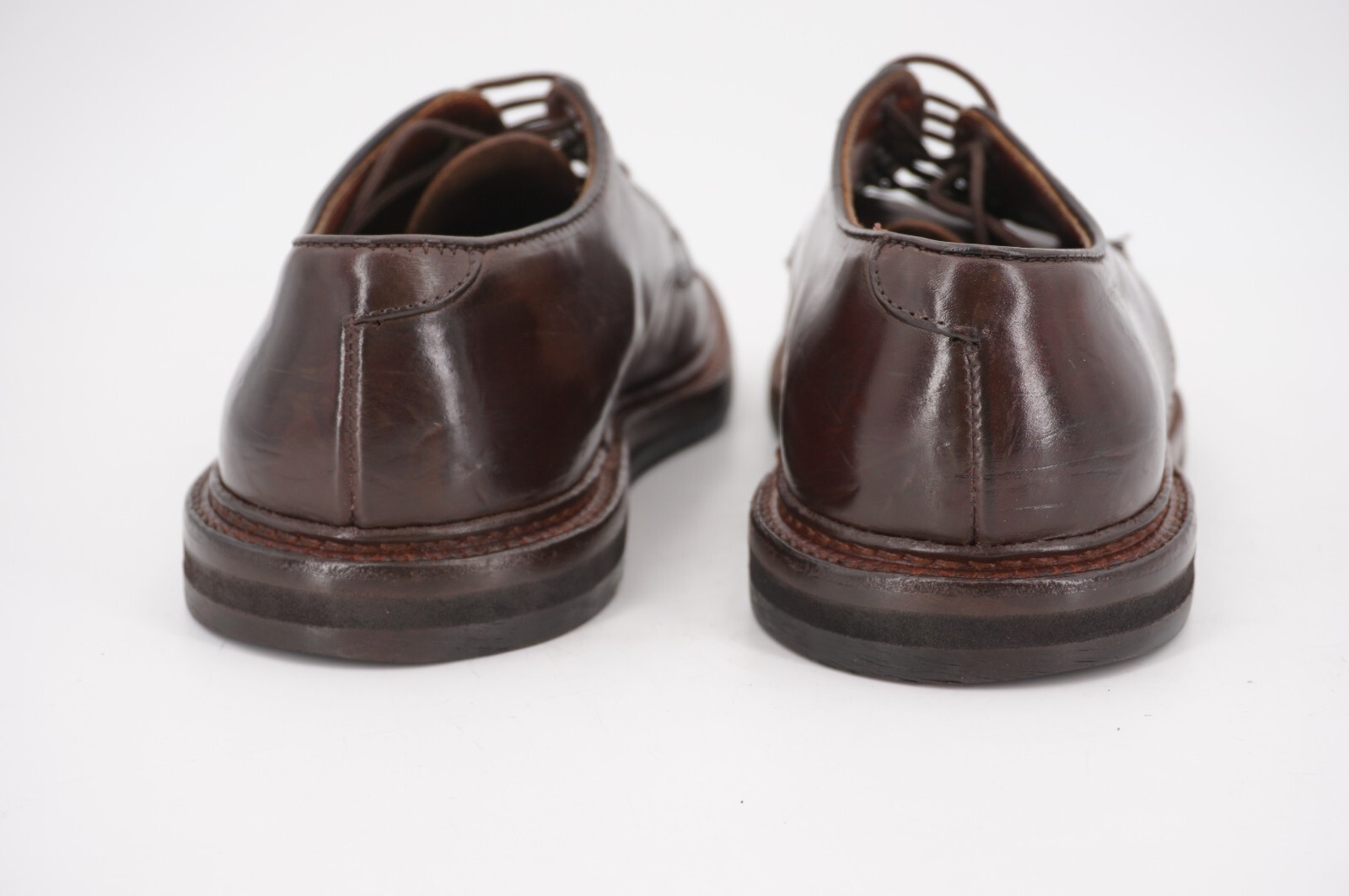 SAOLA VIBRAM RIPPLE $639 ALDEN 6 D DOVER SFODERATO FLEX WELT DERBY MARRONE CROMOXCEL