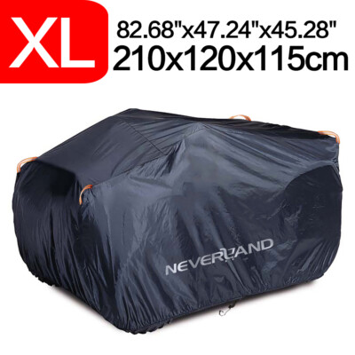 NEVERLAND XL-3XL Quad Abdeckung Wasserdicht Draußen Schwarz Schutz Regen Cover