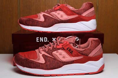 Saucony x END Grid 9000 ''Red Noise'' S70231-2 EU 46 US 11.5 UK 10.5 NEW