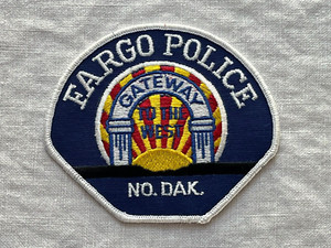 FARGO POLICE NORTH DAKOTA GATEWAY TO THE WEST COLLECTIBLE PATCH