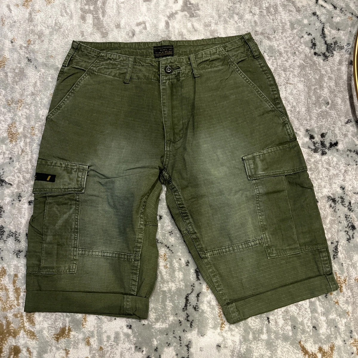 WTAPS Cotton Jungle Chopped Men’s Shorts Size 1 Olive Green BNWOT