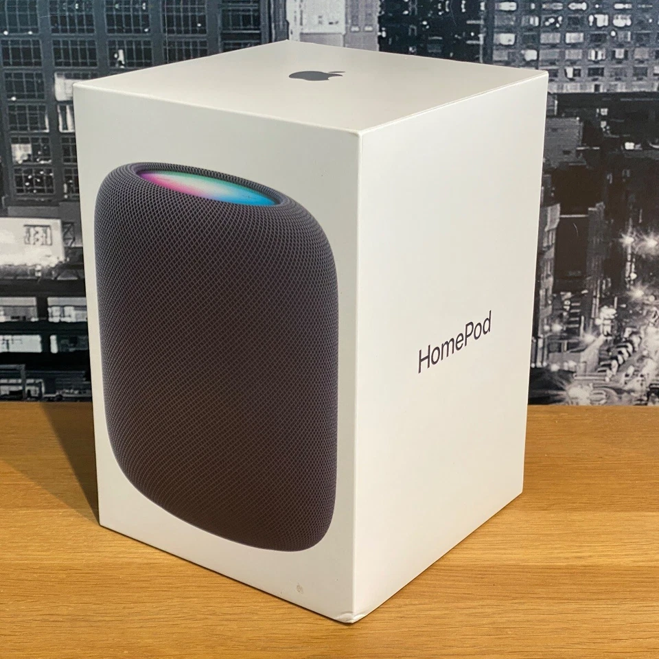 Apple HomePod (2nd gen) Smart Speaker with Siri Midnight Sealed 100% Original - Image 2 of 4