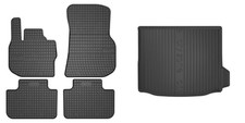 Frogum Fußmattensatz + Kofferraumwanne Laderaumwanne für BMW X3 Van G01