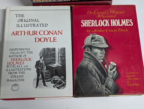 The Original Illustrated Sherlock Holmes Arthur Conan Doyle Historical Novels 4 - Foto 9 di 14