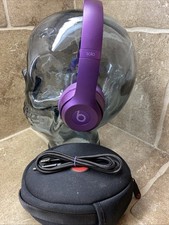 Beats by Dr. Dre Solo HD Purple Wired Headphones With Case