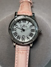 Orologio Invicta Wildflower Quarzo Cinturino Pelle Rosa
