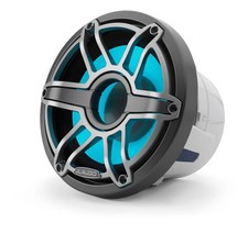 JL Audio M6 8in Subwoofer with Titanium Sport Grille Infinite Baffle, RGB LED