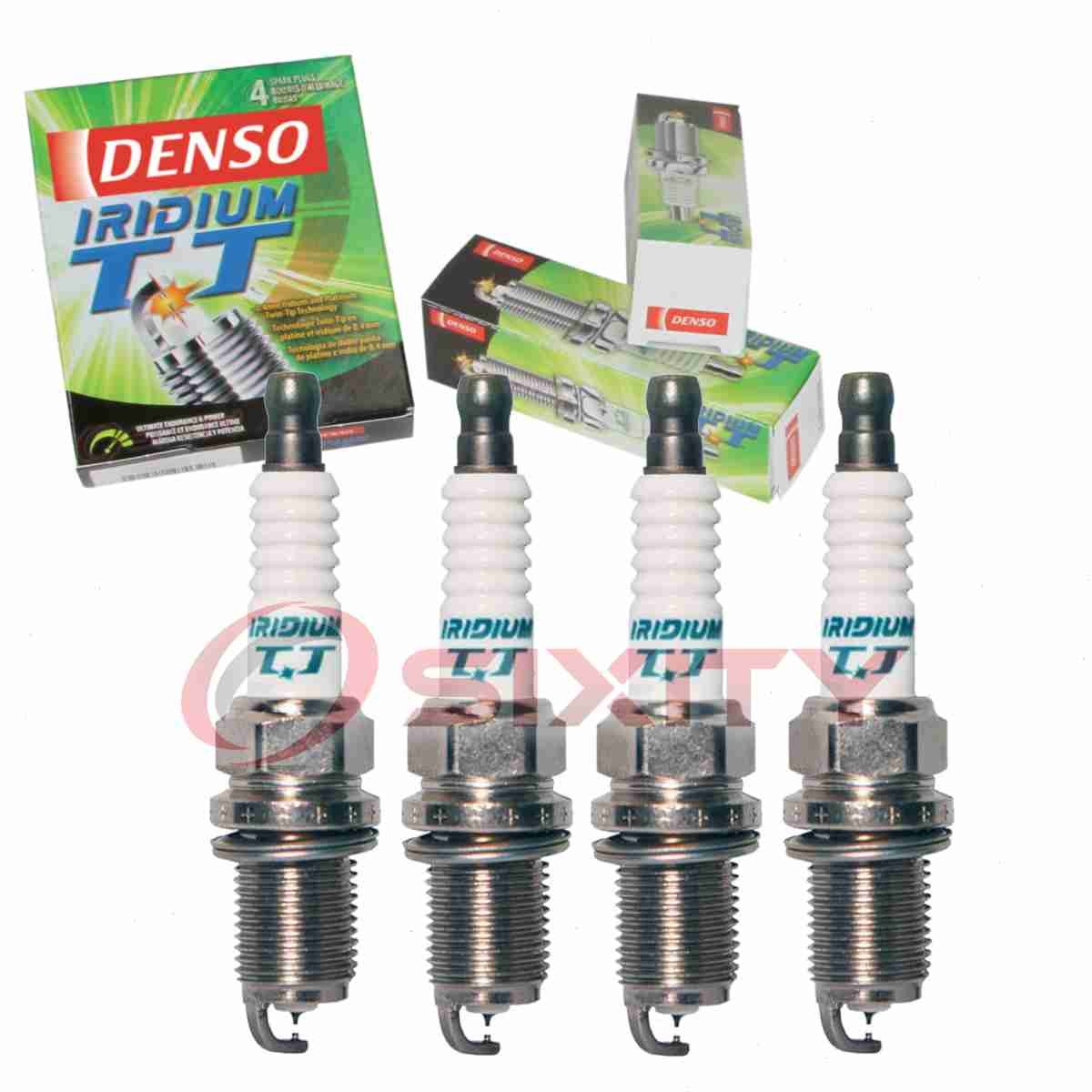 4 pc Denso Iridium TT Spark Plugs for 1994 Geo Tracker 1.6L L4 Ignition ik