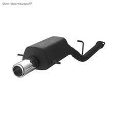 Ulter Sportauspuff für Subaru FORESTER 98- 100mm rund eingerollt gerade