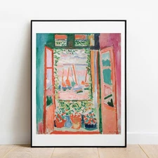 Art print Matisse The Open Window giclee poster wall Art vintage home decor